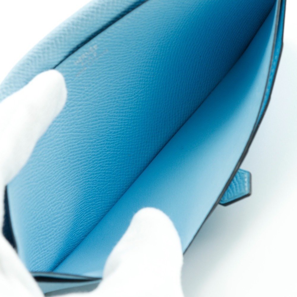 HERMES Blue Bean Wallet - Picture 9 of 15